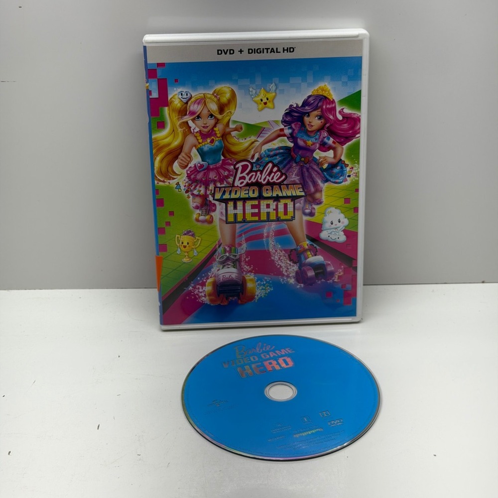 Barbie Video Game Hero DVD 2017 Digital HD Animated Movie